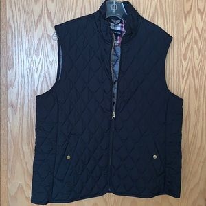 Quilted Lands End Vest - Large